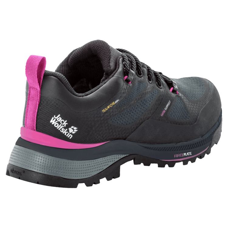 Phantom-Pink Brand Jack Wolfskin Fashion Women's Force Striker Texapore Low