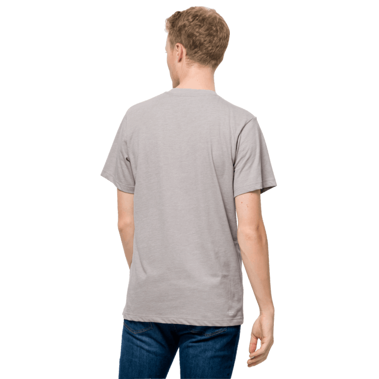 Ash Grey Best Brand Jack Wolfskin Men's Ocean Life T