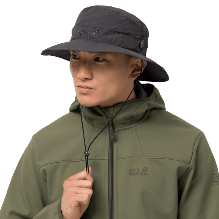 Collection Supplex Mesh Hat Dark Steel Brand Jack Wolfskin