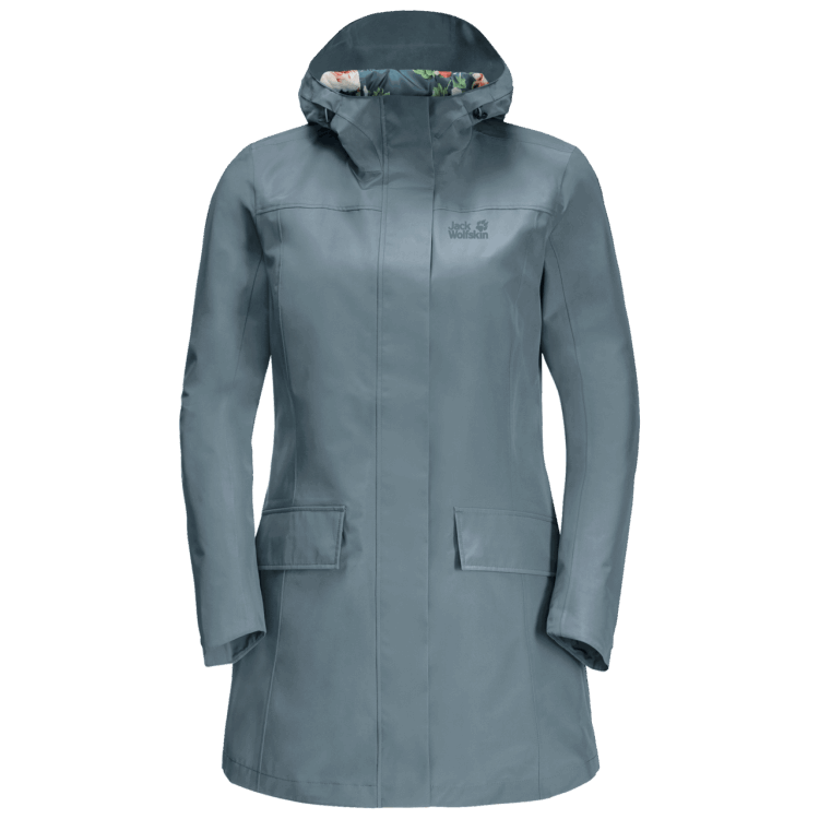 Brands Brand Jack Wolfskin Teal Grey Women's Cape York Paradise Coat