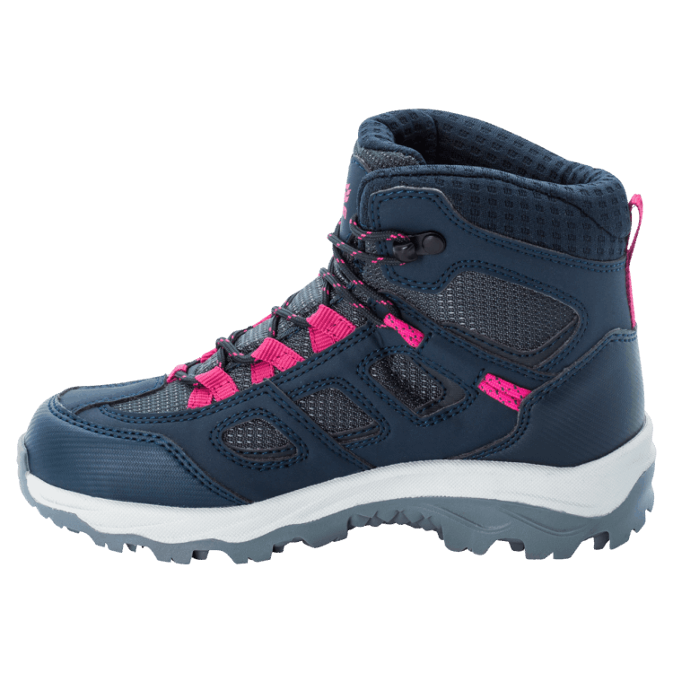 Dark Blue-Pink New Brand Jack Wolfskin Kid's Vojo Texapore Mid