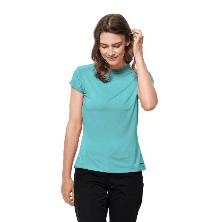 Origins Peppermint Brand Jack Wolfskin Women's Tasman Short Sleeve