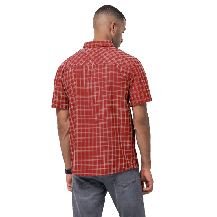 Mexican Pepper Checks Origin Brand Jack Wolfskin Men's Hot Springs Shirt