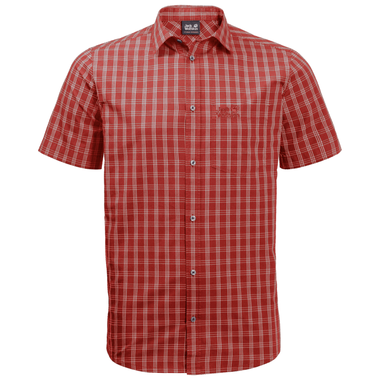 Mexican Pepper Checks Origin Brand Jack Wolfskin Men's Hot Springs Shirt