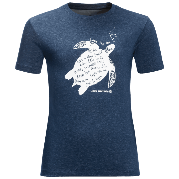 Hot Brand Jack Wolfskin Dark Indigo Kid's Ocean Turtle T