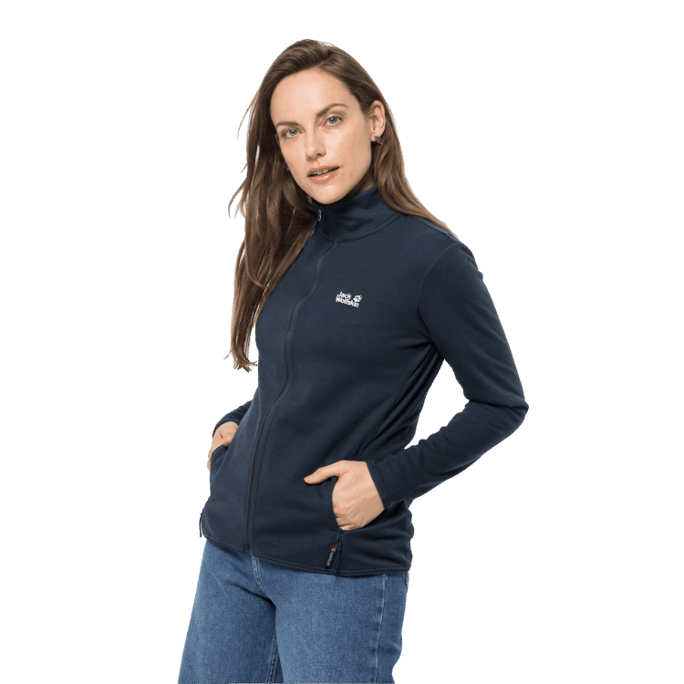 Brand Jack Wolfskin New Women's JWP Midlayer Night Blue