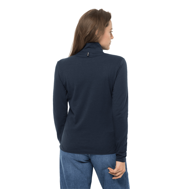 Brand Jack Wolfskin New Women's JWP Midlayer Night Blue
