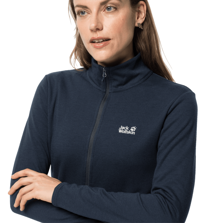 Brand Jack Wolfskin New Women's JWP Midlayer Night Blue