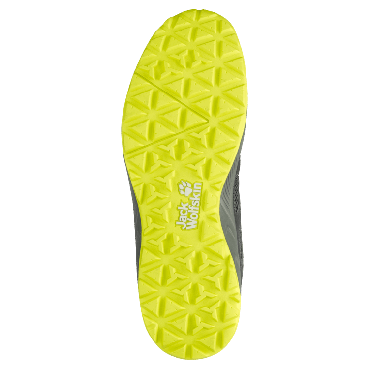 Grey-Lime Men's Woodland 2 Vent Low Collection Brand Jack Wolfskin