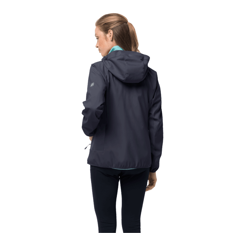 Women's Eagle Peak II Softshell Graphite Brand Jack Wolfskin