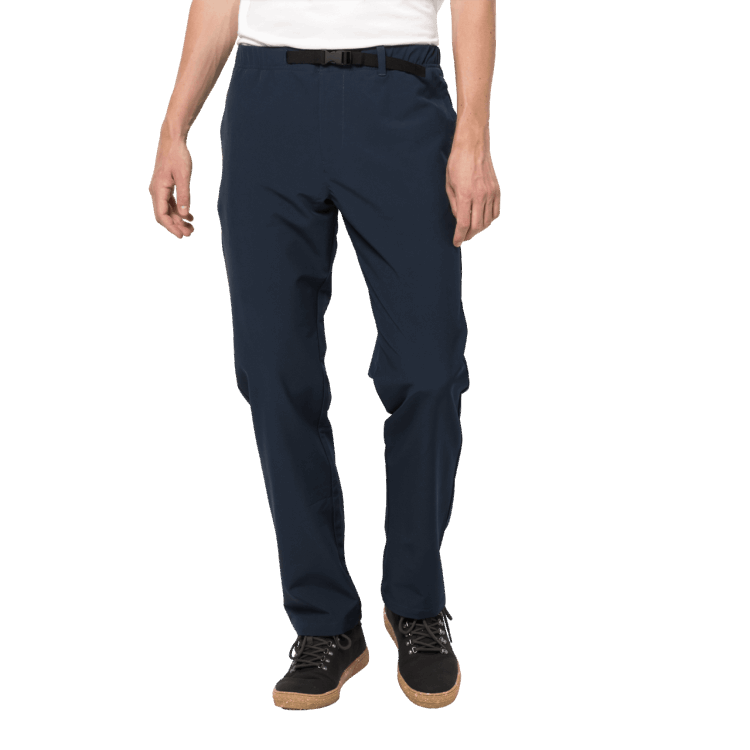 Men's Summer Lifestyle Pants Best Night Blue Brand Jack Wolfskin