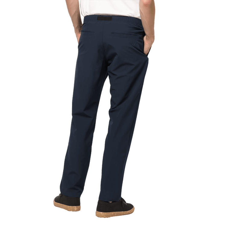 Men's Summer Lifestyle Pants Best Night Blue Brand Jack Wolfskin