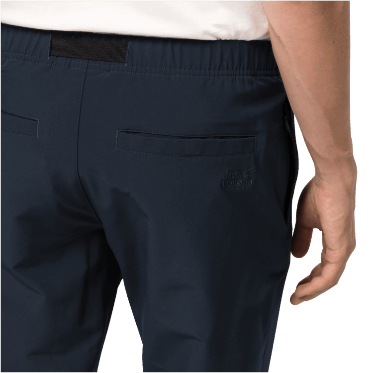 Men's Summer Lifestyle Pants Best Night Blue Brand Jack Wolfskin