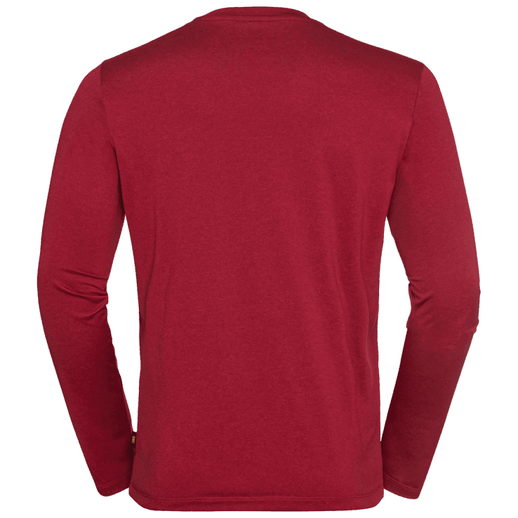 Men's Sky Thermal Ls T Best Brand Jack Wolfskin Red Lacquer