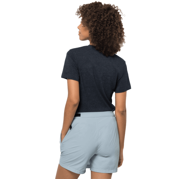 Best Women's Ocean Love T Night Blue Brand Jack Wolfskin