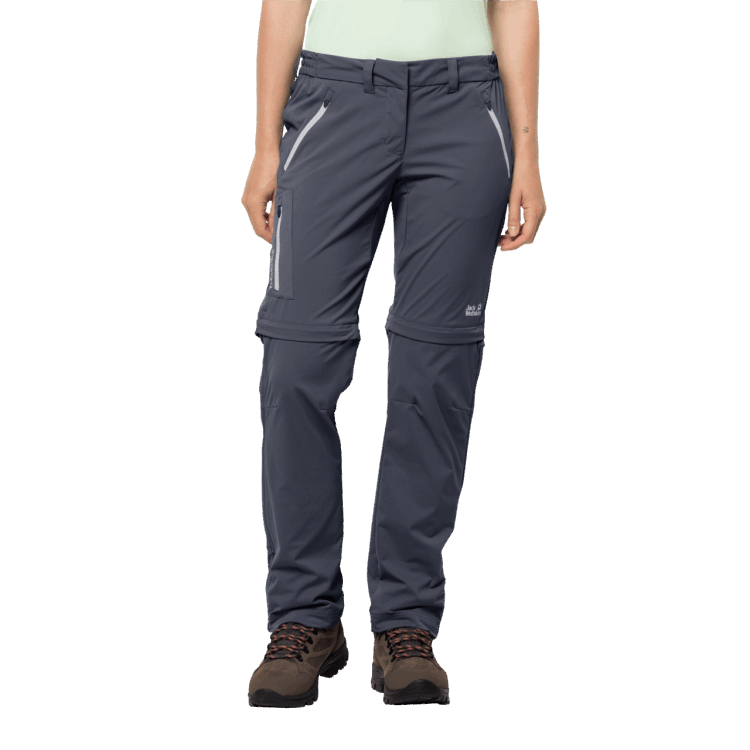Original Brand Jack Wolfskin Graphite Women's Overland Zip Away