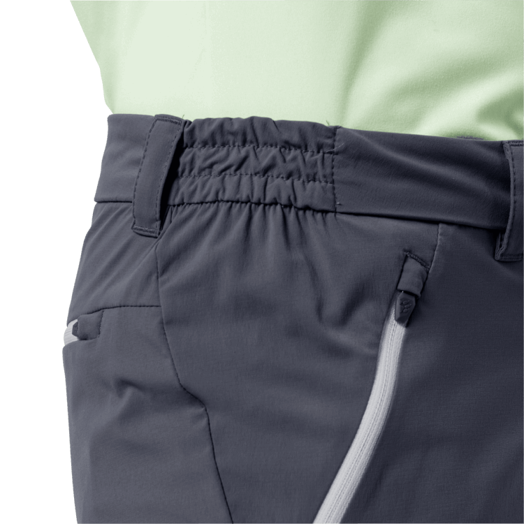Original Brand Jack Wolfskin Graphite Women's Overland Zip Away