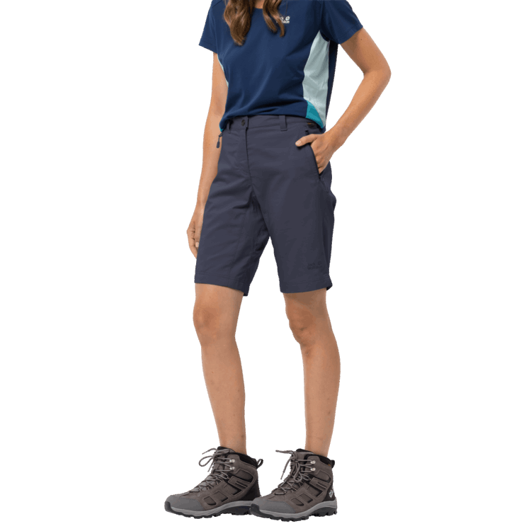 Women's Activate Track Shorts Graphite Brand Jack Wolfskin Best