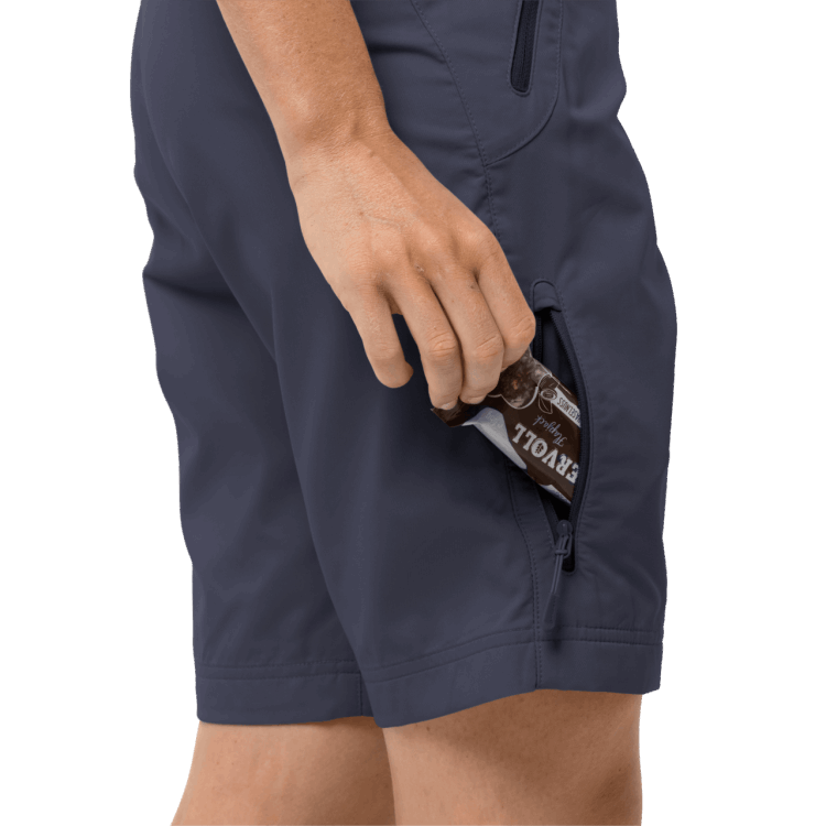 Women's Activate Track Shorts Graphite Brand Jack Wolfskin Best
