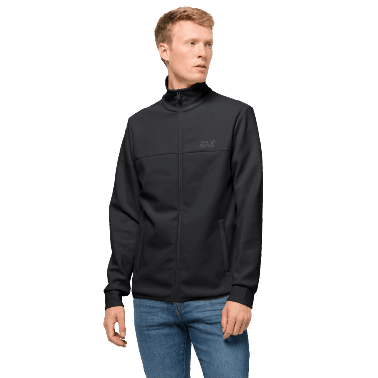 Black Original Brand Jack Wolfskin Men's New Haven Jacket