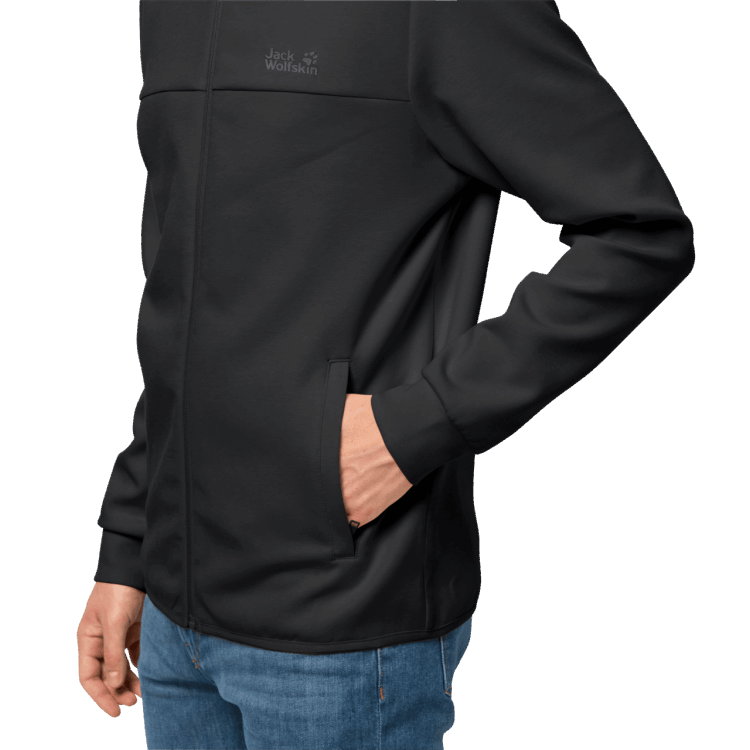 Black Original Brand Jack Wolfskin Men's New Haven Jacket