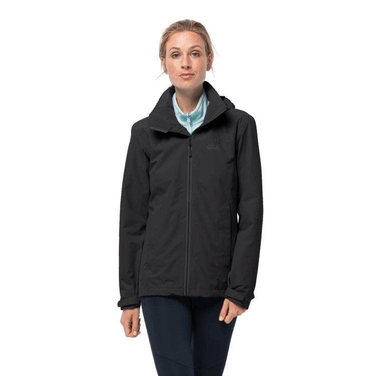 Black Brand Jack Wolfskin Women's Evandale Jacket Best