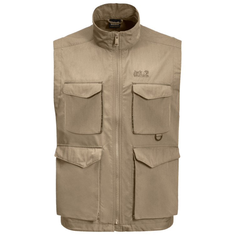 Men's Lakeside Trip Vest Brand Sand Dune Brand Jack Wolfskin