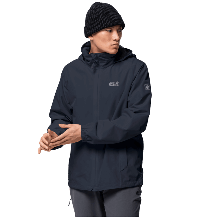Men's Stormy Point Jacket Night Blue New Brand Jack Wolfskin