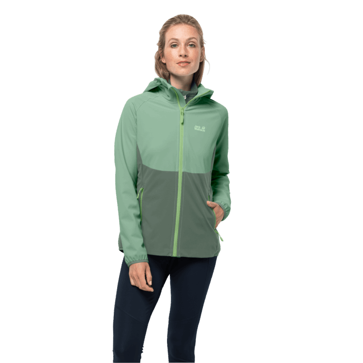 Hedge Green Brand Jack Wolfskin Women's Go Hike Softshell Brands