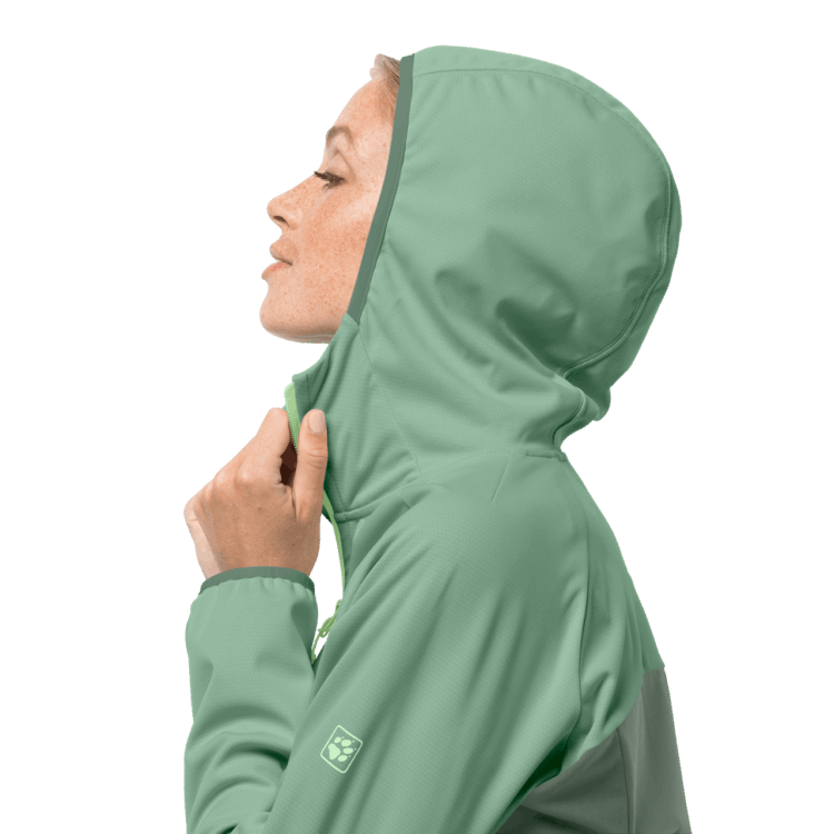Hedge Green Brand Jack Wolfskin Women's Go Hike Softshell Brands