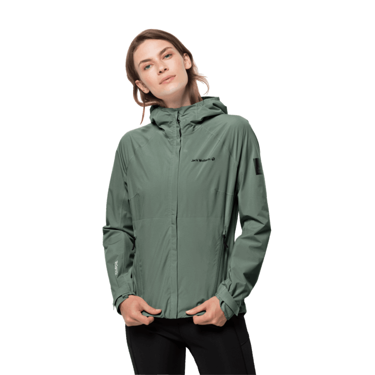 Brand Jack Wolfskin Fashion Women's Tasman Peak Jacket Hedge Green