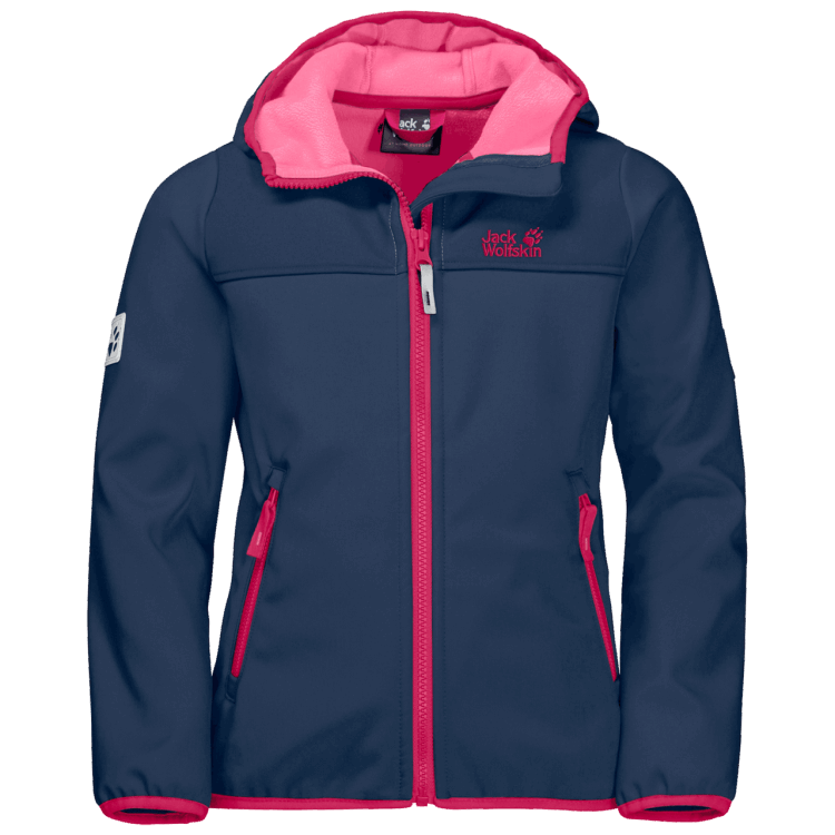 Dark Indigo Kid's Fourwinds Jacket Original Brand Jack Wolfskin