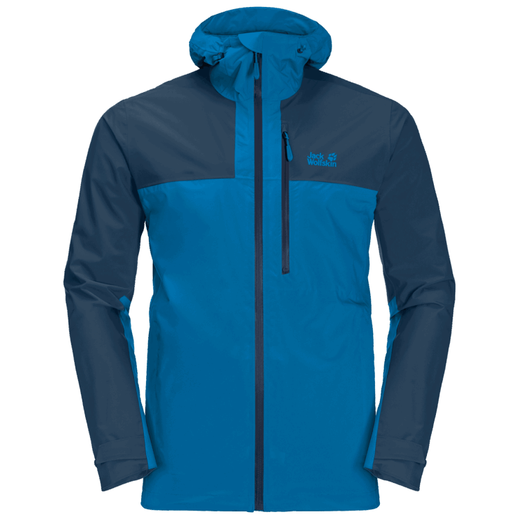 Brand Jack Wolfskin Men's Go Hike Jacket Hot Blue Pacific