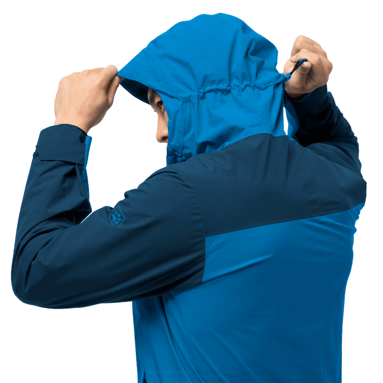 Brand Jack Wolfskin Men's Go Hike Jacket Hot Blue Pacific