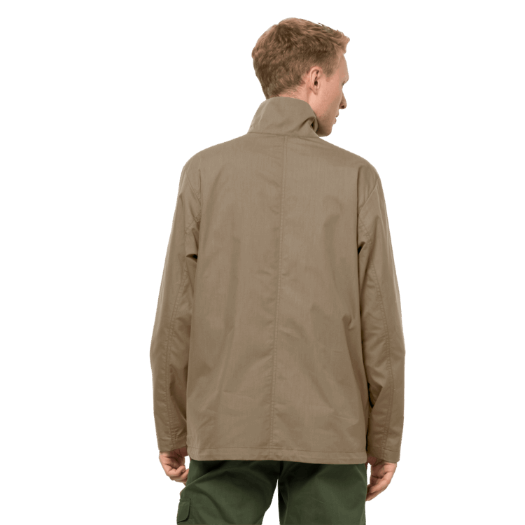 Men's Lakeside Trip Jacket Sand Dune Origin Brand Jack Wolfskin