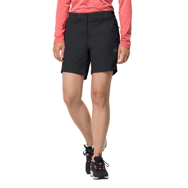 Women's Peak Short Black Brand Jack Wolfskin New