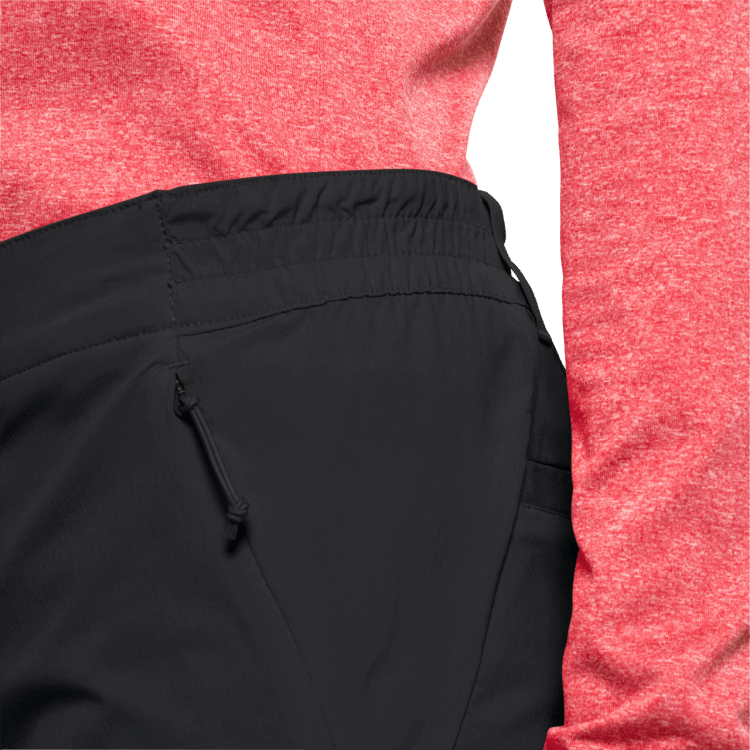 Women's Peak Short Black Brand Jack Wolfskin New