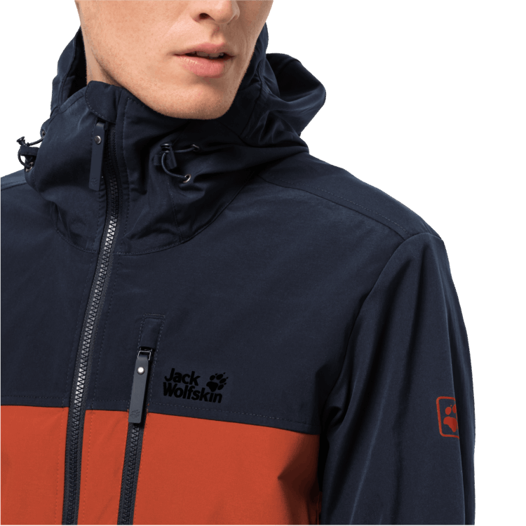 Mexican Pepper Origin Brand Jack Wolfskin Men's Desert Wind Jacket