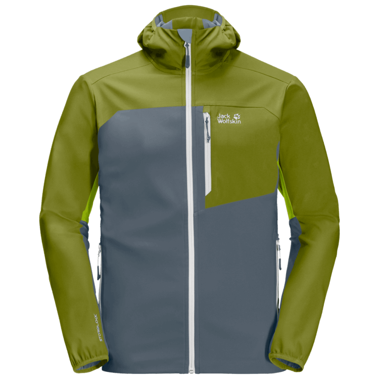 New Brand Jack Wolfskin Men's Eagle Peak II Softshell Golden Cypress