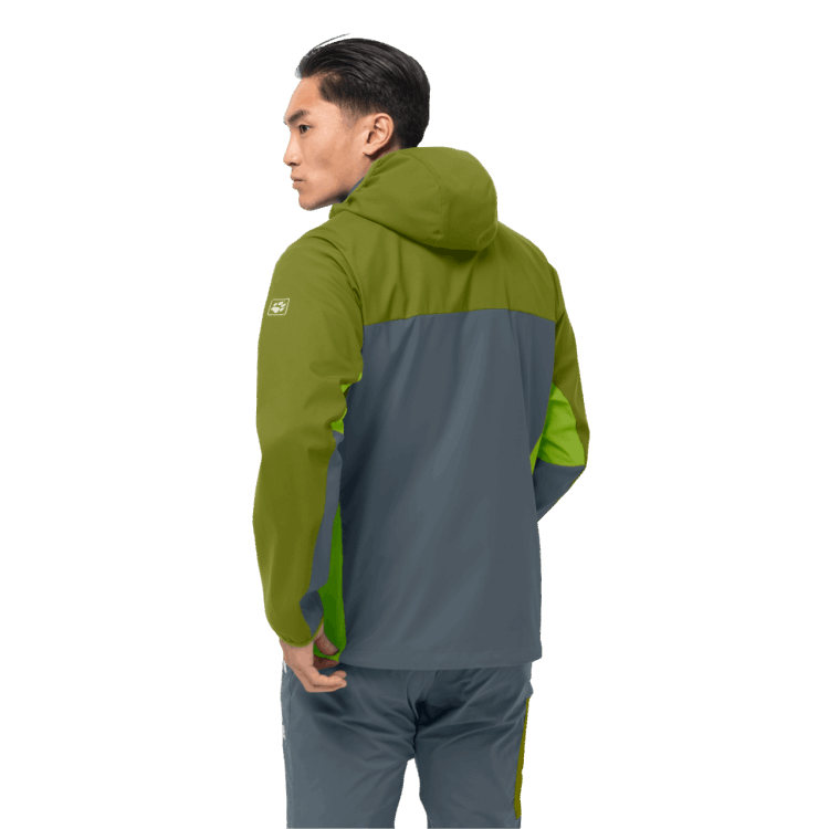 New Brand Jack Wolfskin Men's Eagle Peak II Softshell Golden Cypress