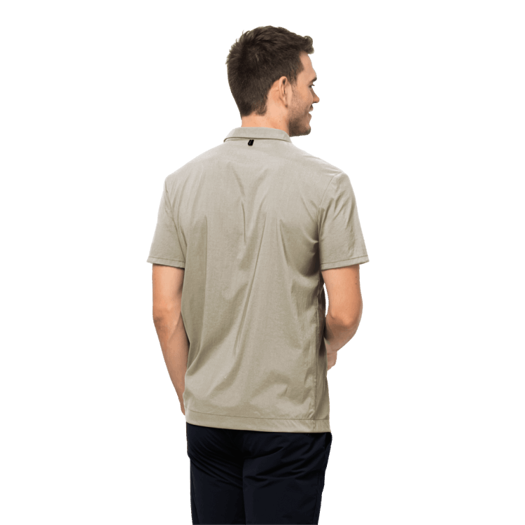 Men's Pack & Go Shirt Brands Brand Jack Wolfskin Dusty Grey