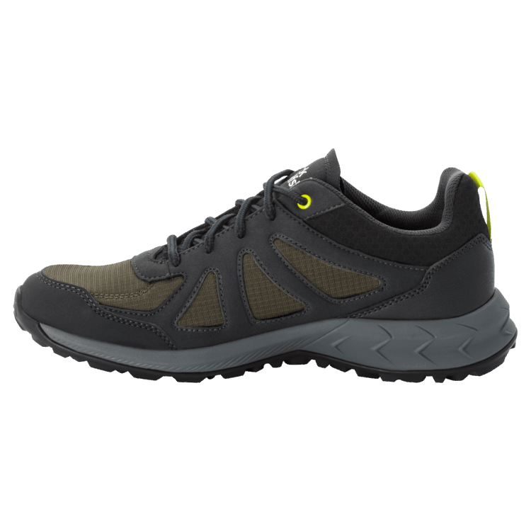 Khaki-Green New Men's Woodland 2 Texapore Low Brand Jack Wolfskin
