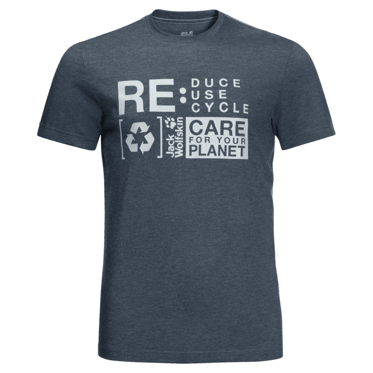 Dark Slate Brand Jack Wolfskin Men's Nature Relief T Hot