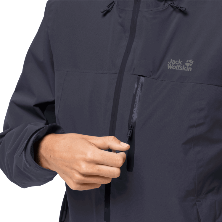 Graphite Brand Jack Wolfskin New Women's Go Hike Jacket