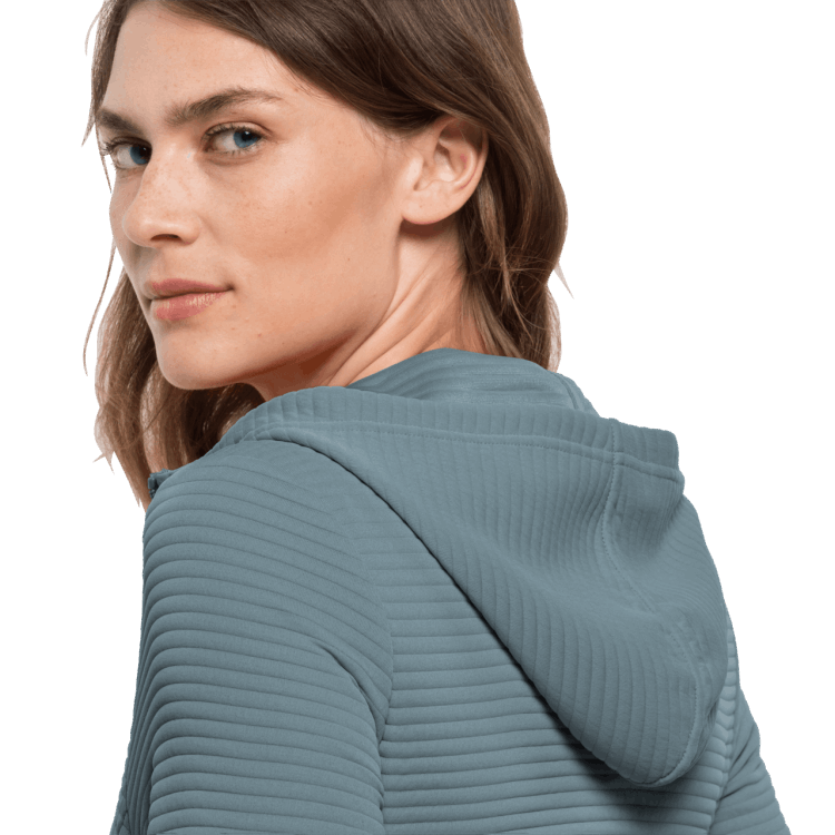 Teal Grey Brand Jack Wolfskin Collection Women's Modesto Hooded Jacket