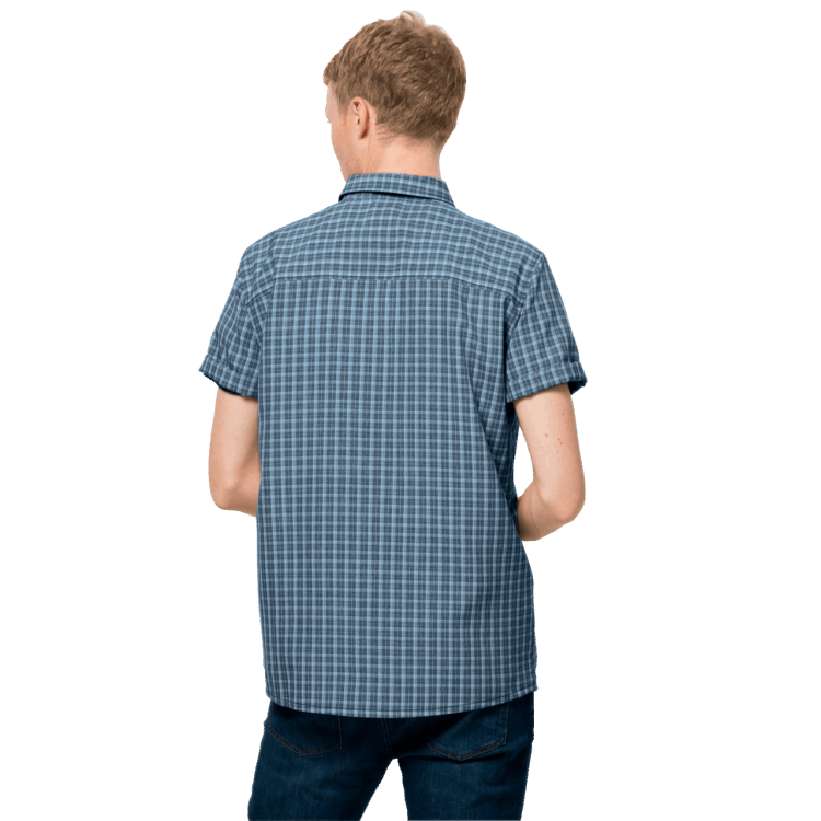 Brand Jack Wolfskin Night Blue Checks Brands Men's El Dorado Shirt