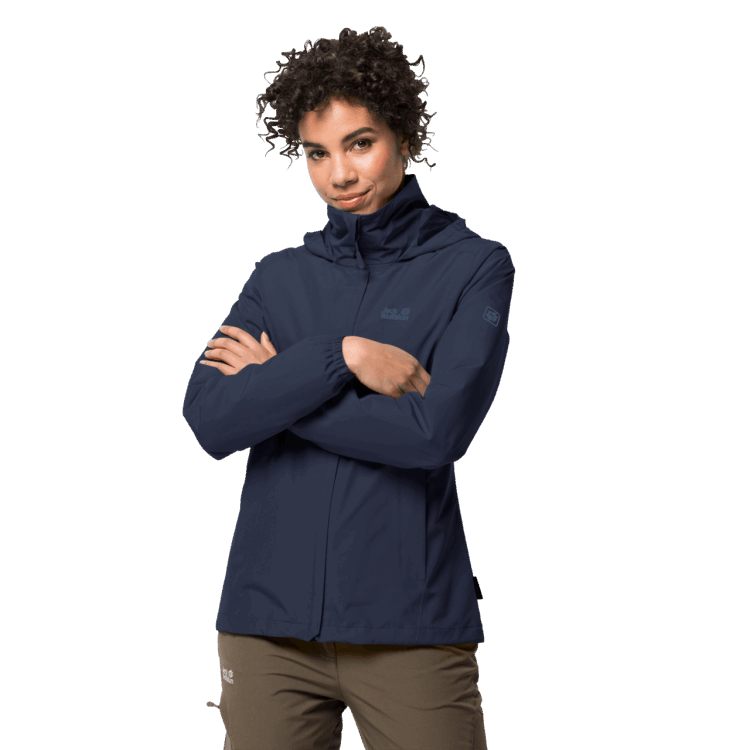 Brand Jack Wolfskin Midnight Blue Original Women's Stormy Point Jacket