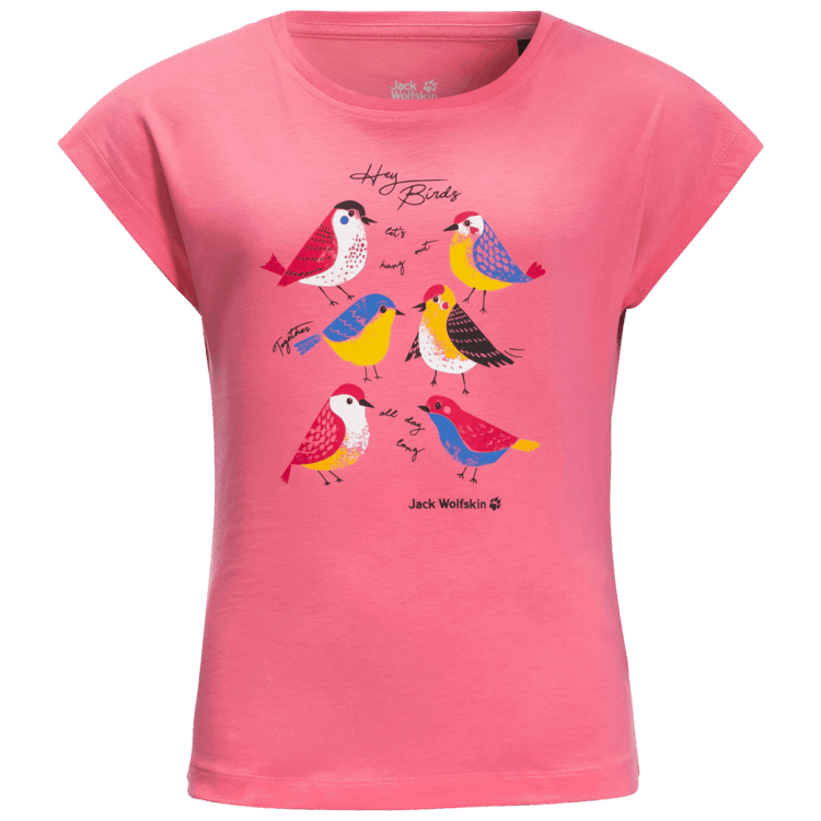 Girls' Tweeting Birds Brand Jack Wolfskin Pink Lemonade Collection
