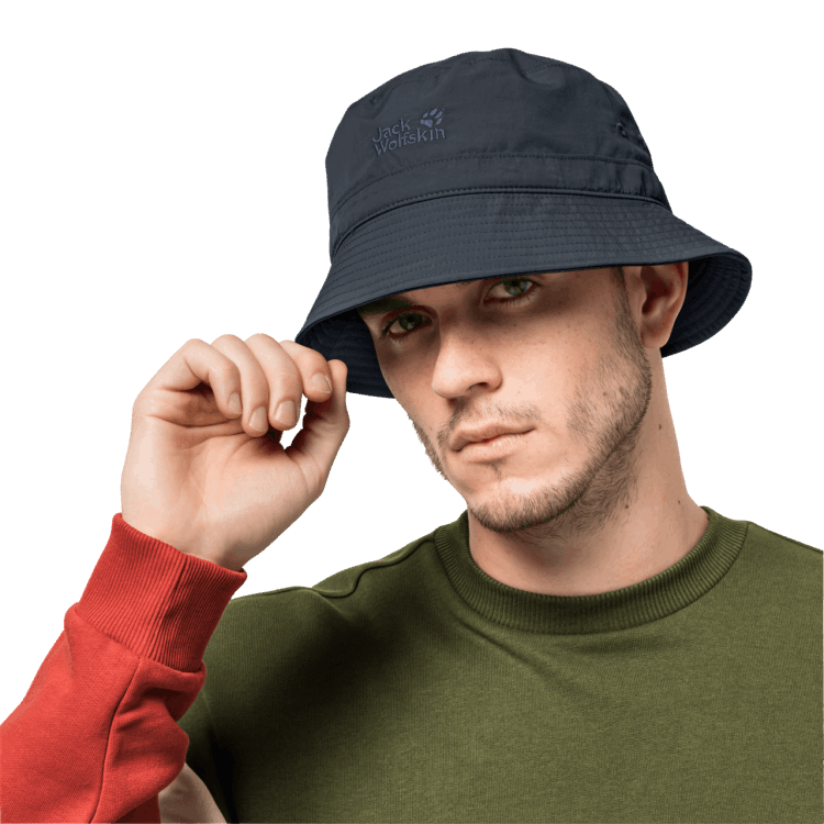 Brand Jack Wolfskin Night Blue Lightsome Bucket Hat Origins