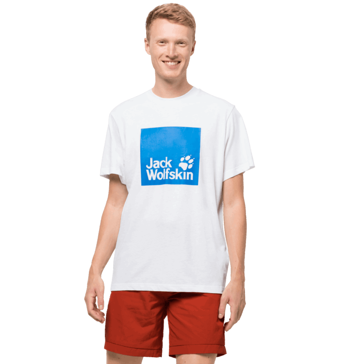 White Rush Men's Ocean Logo T Brand Jack Wolfskin Fashion